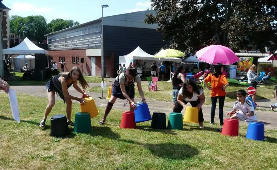 Équipes jouant au Crazy Cup géant